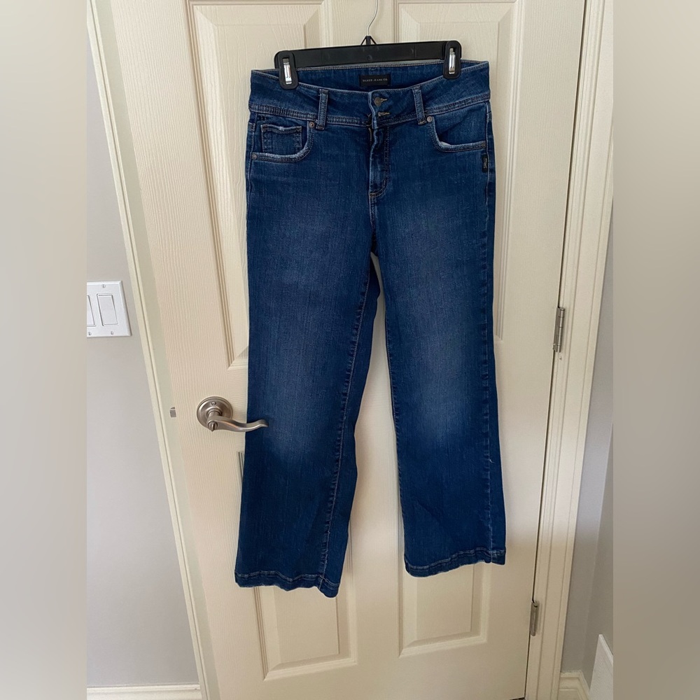 Silver Suki Trouser - Wide Leg jeans